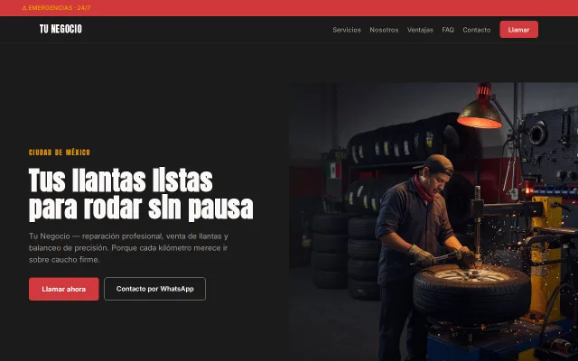 Vista previa de Opción B para Tu Negocio