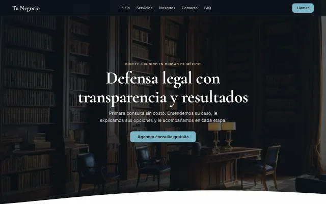 Vista previa de Opción B para Tu Negocio