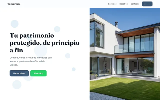 Vista previa de Opción B para Tu Negocio