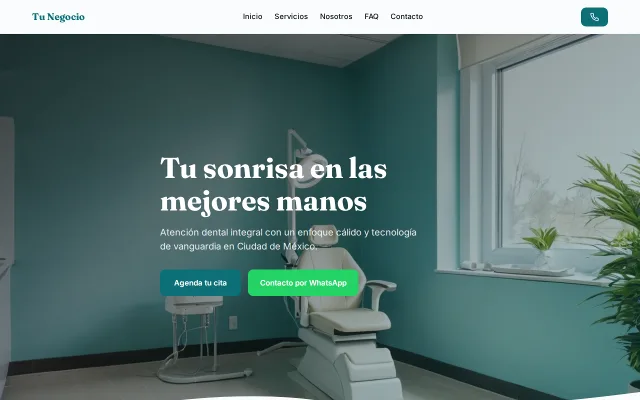 Vista previa de Opción B para Tu Negocio