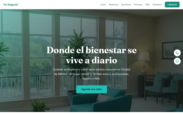 Vista previa de Opción A para Tu Negocio