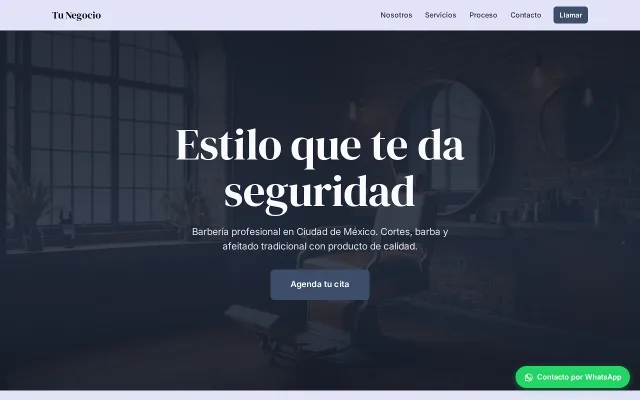 Vista previa de Opción A para Tu Negocio