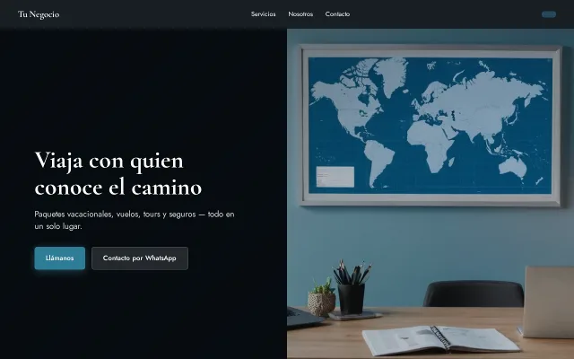 Vista previa de Opción A para Tu Negocio
