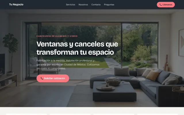 Vista previa de Opción B para Tu Negocio