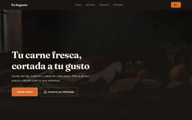 Vista previa de Opción A para Tu Negocio