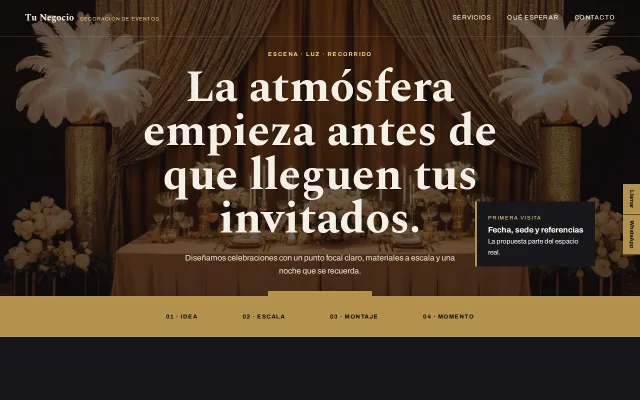 Vista previa de Opción B para Tu Negocio