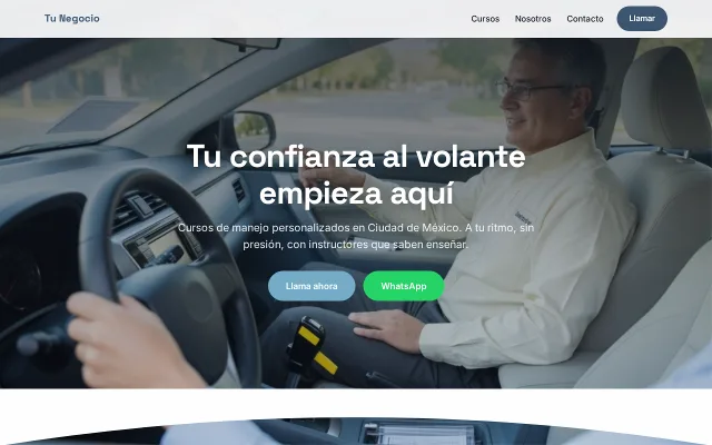 Vista previa de Opción B para Tu Negocio