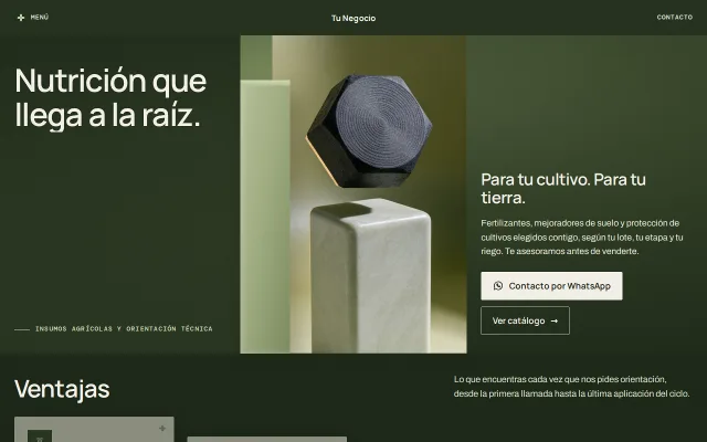 Vista previa de Opción B para Tu Negocio