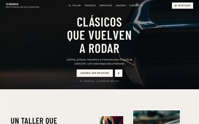 Vista previa de Opción B para Tu Negocio