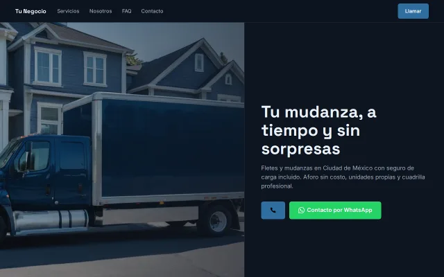Vista previa de Opción B para Tu Negocio