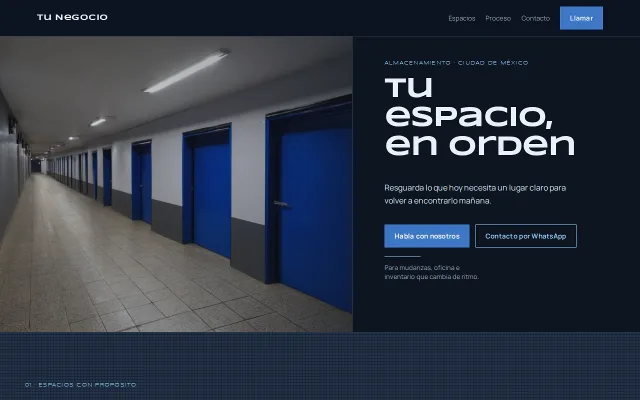 Vista previa de Opción B para Tu Negocio