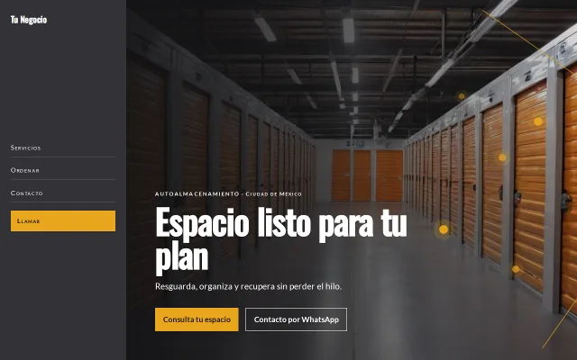 Vista previa de Opción A para Tu Negocio