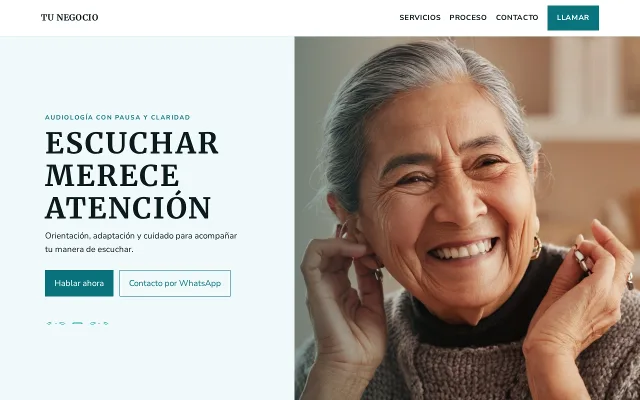 Vista previa de Opción A para Tu Negocio