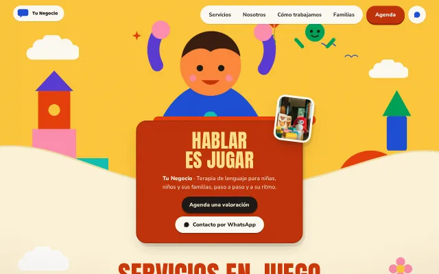 Vista previa de Opción A para Tu Negocio