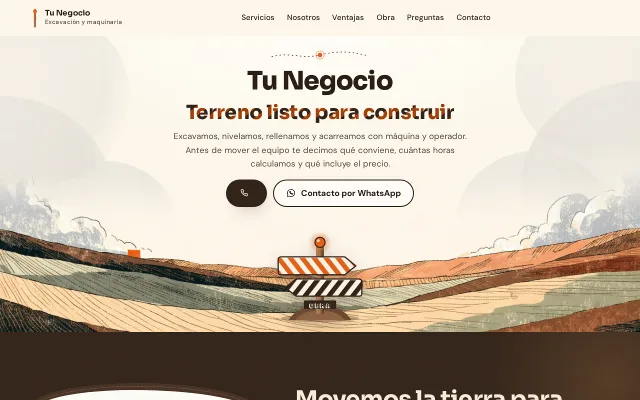 Vista previa de Opción A para Tu Negocio