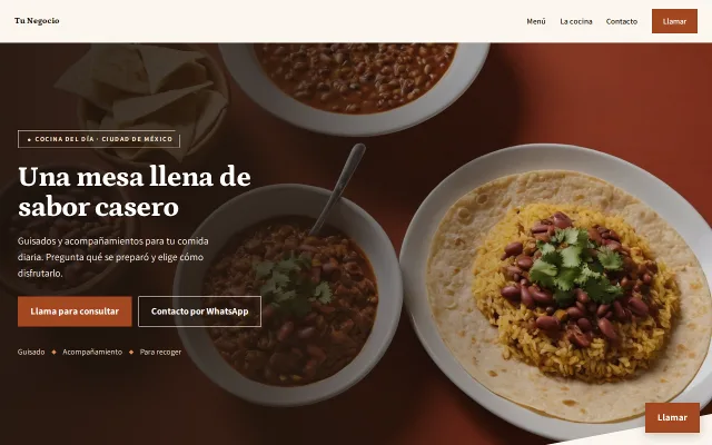 Vista previa de Opción B para Tu Negocio