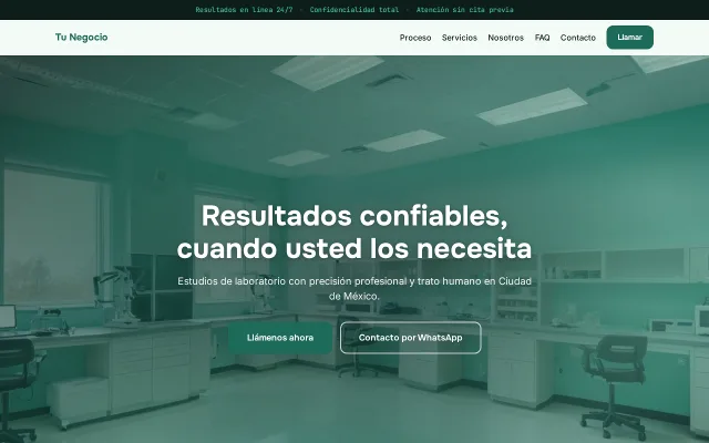 Vista previa de Opción B para Tu Negocio
