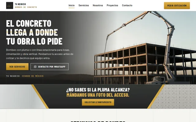 Vista previa de Opción B para Tu Negocio