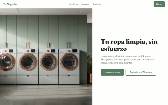 Vista previa de Opción B para Tu Negocio