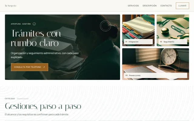 Vista previa de Opción A para Tu Negocio