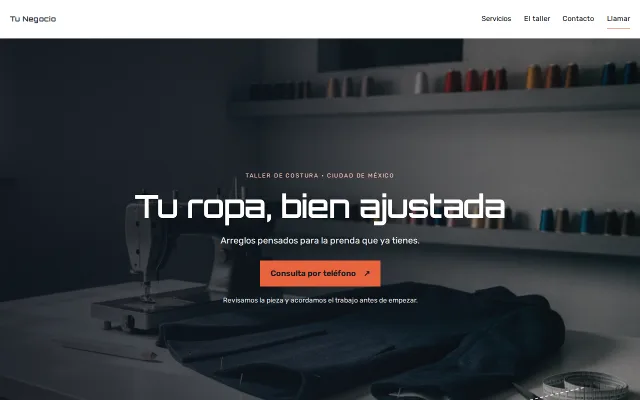 Vista previa de Opción B para Tu Negocio