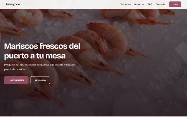Vista previa de Opción B para Tu Negocio