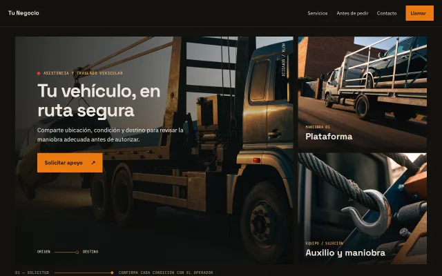 Vista previa de Opción A para Tu Negocio