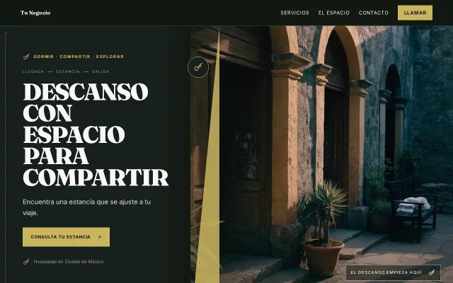 Vista previa de Opción A para Tu Negocio