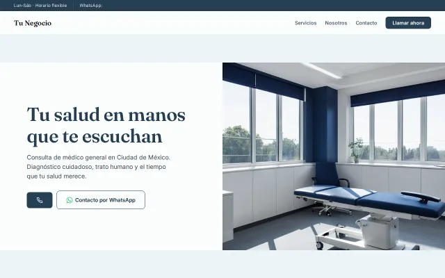 Vista previa de Opción B para Tu Negocio