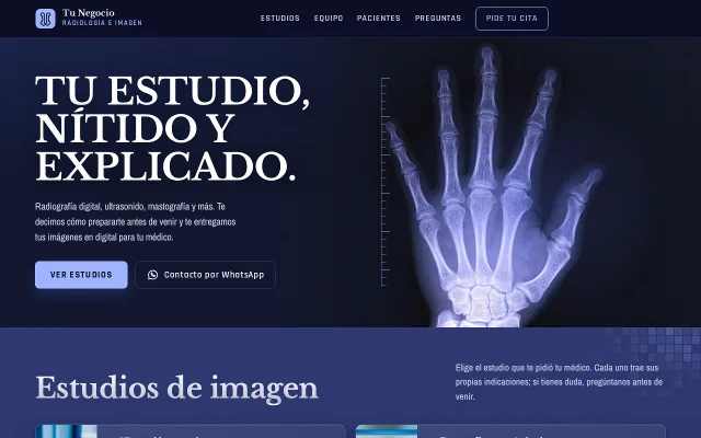 Vista previa de Opción B para Tu Negocio
