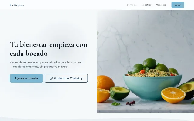 Vista previa de Opción B para Tu Negocio