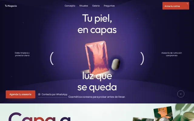 Vista previa de Opción A para Tu Negocio