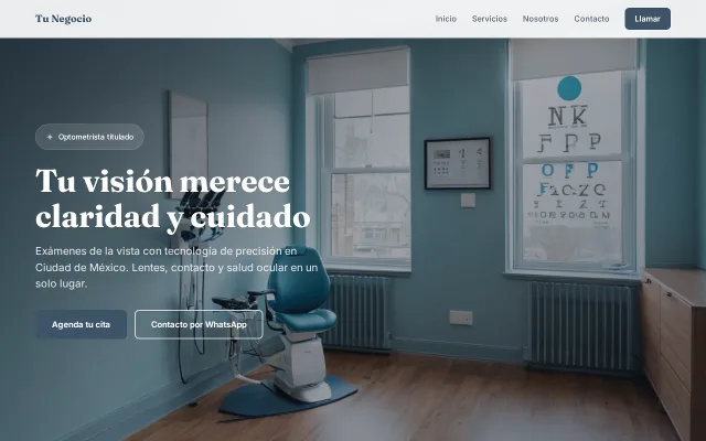Vista previa de Opción B para Tu Negocio