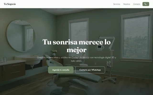 Vista previa de Opción A para Tu Negocio