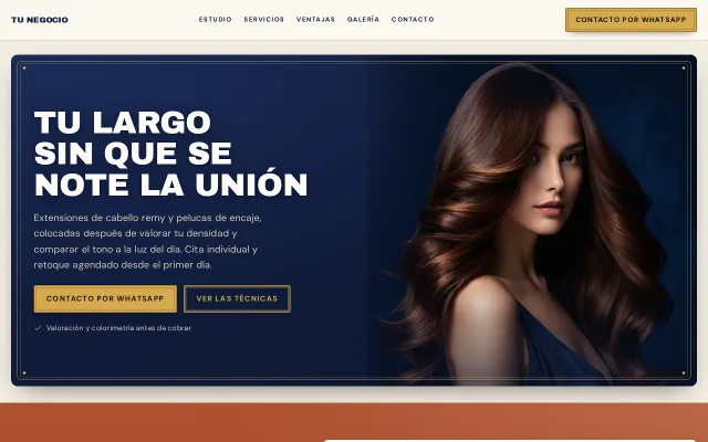 Vista previa de Opción A para Tu Negocio
