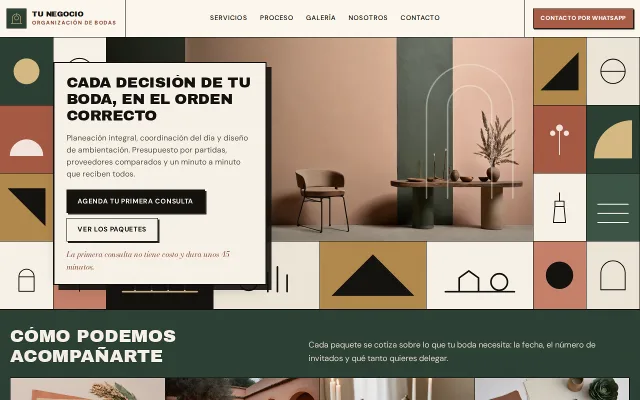 Vista previa de Opción A para Tu Negocio