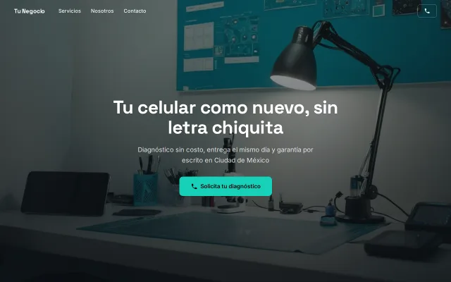 Vista previa de Opción A para Tu Negocio