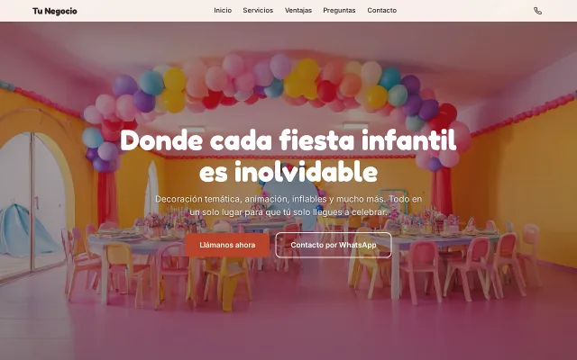 Vista previa de Opción B para Tu Negocio