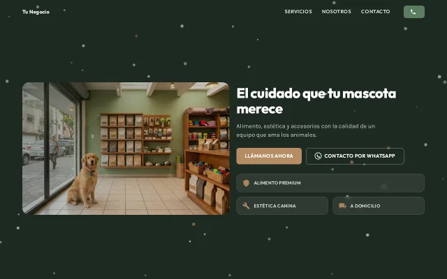 Vista previa de Opción A para Tu Negocio
