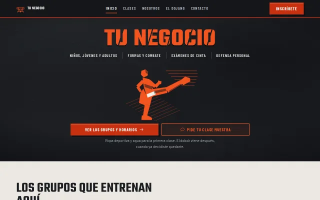 Vista previa de Opción A para Tu Negocio