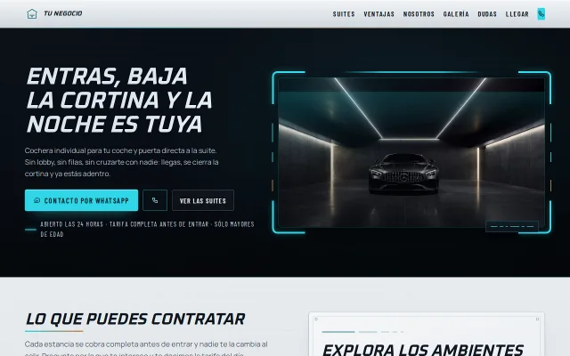 Vista previa de Opción B para Tu Negocio