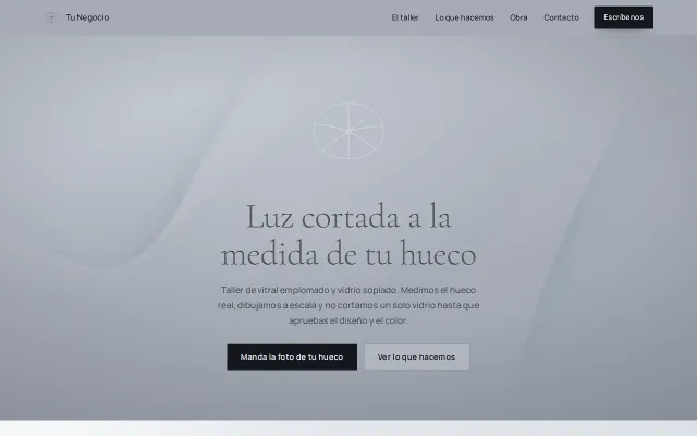 Vista previa de Opción B para Tu Negocio