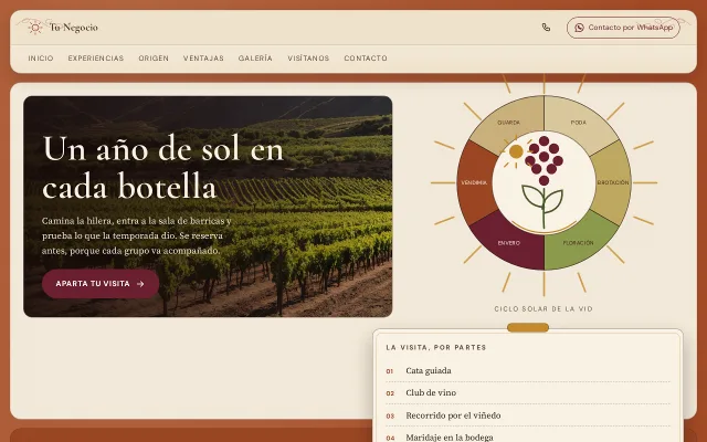 Vista previa de Opción B para Tu Negocio