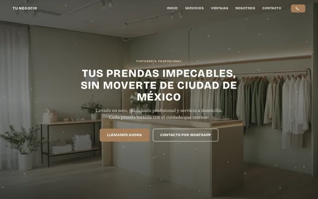 Vista previa de Opción A para Tu Negocio