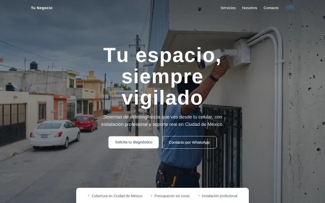 Vista previa de Opción B para Tu Negocio