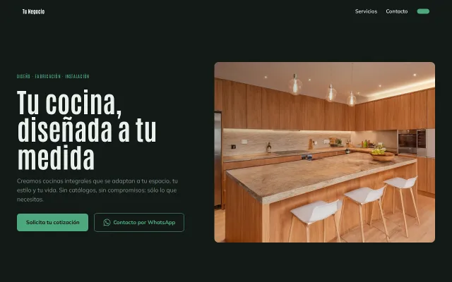 Vista previa de Opción B para Tu Negocio