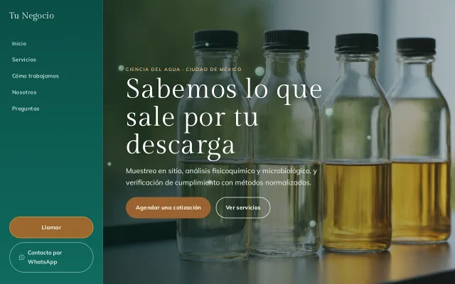 Vista previa de Opción A para Tu Negocio