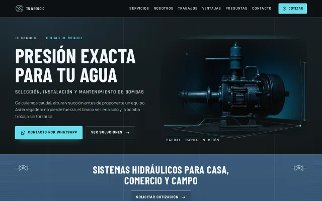 Vista previa de Opción B para Tu Negocio