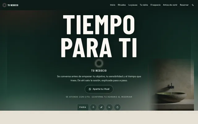 Vista previa de Opción A para Tu Negocio