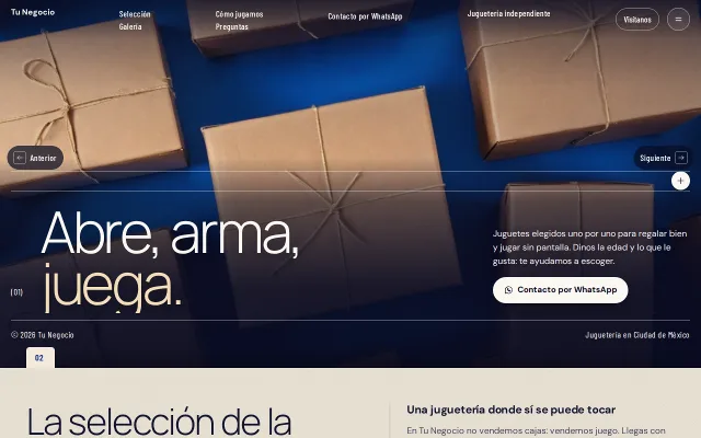 Vista previa de Opción B para Tu Negocio
